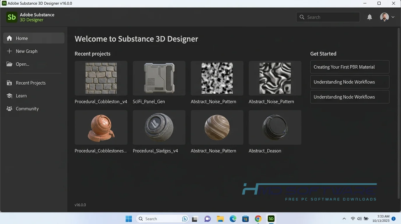 Adobe Substance 3D Designer 16.0.0 Main Feature by HMD Software