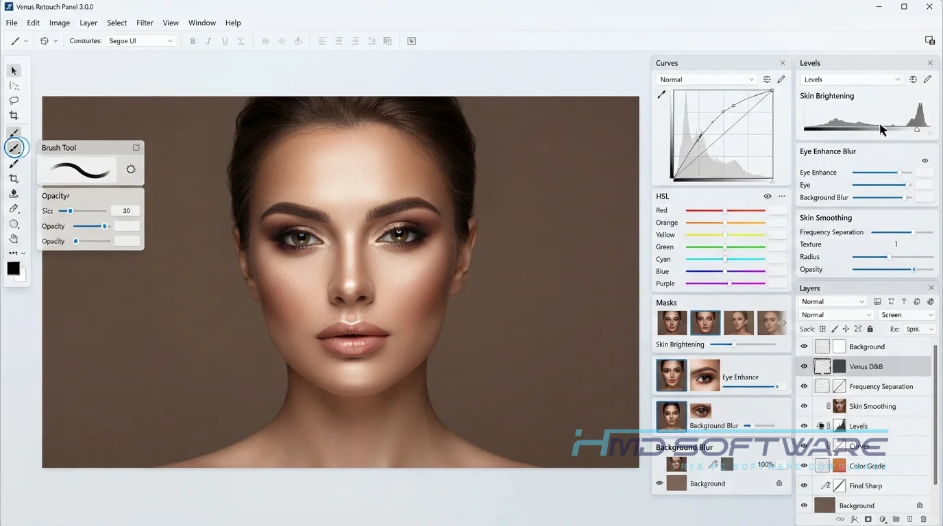 Venus Retouch Panel 2026 3.0.0 application By HMD Software