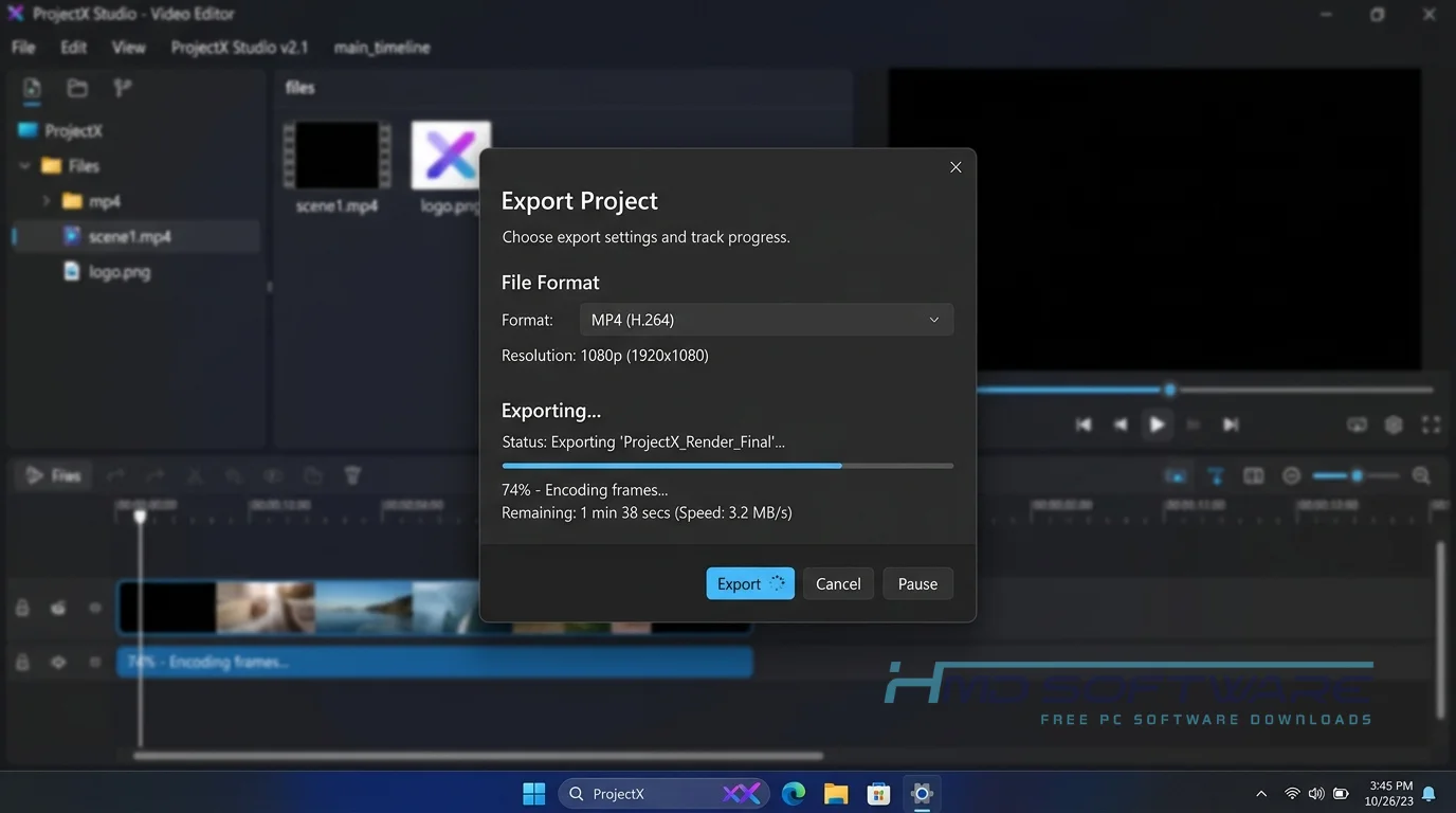 windows 11 pro UI modal dialog by HMD Software