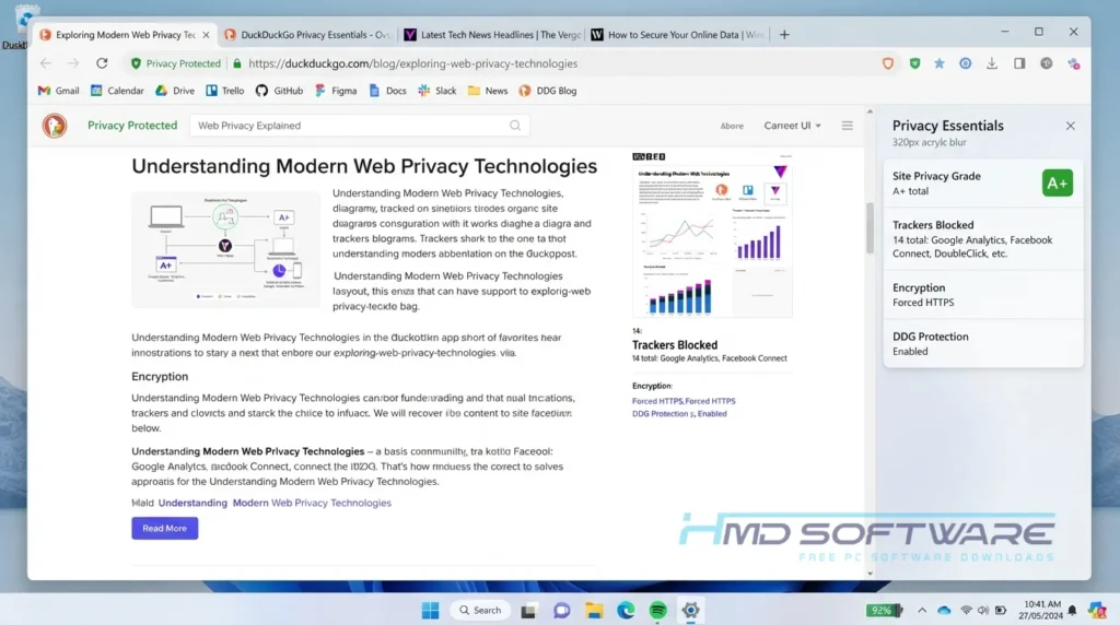 DuckDuckGo Browser 015240 Workflow UI screenshot by HMD Software