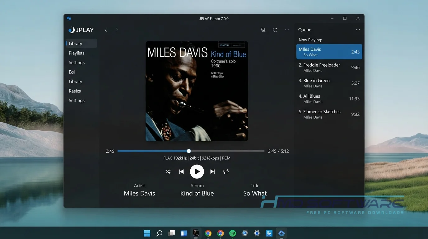 JPLAY Femto audio player Windows by HMD Software