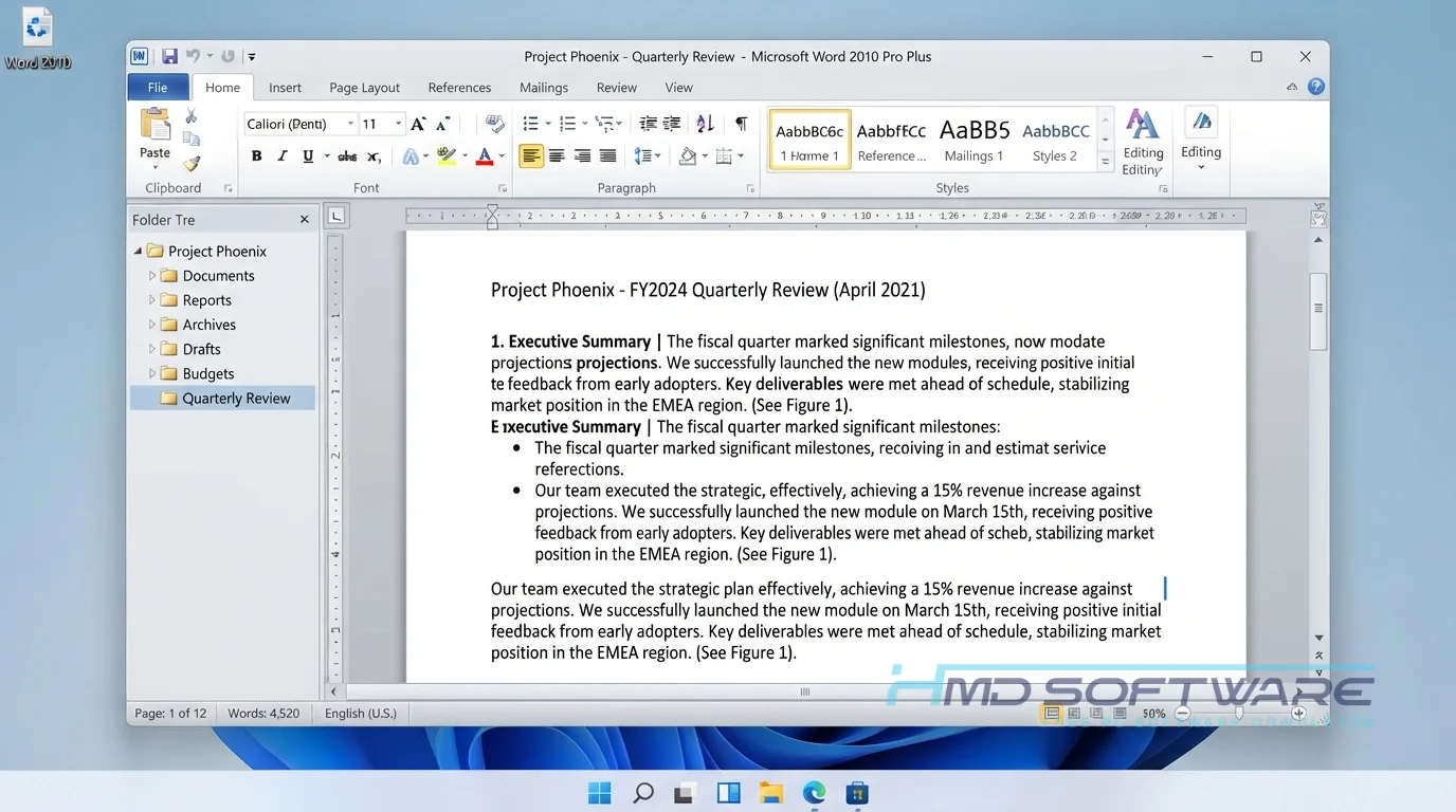 Microsoft Office 2010 Pro Plus workflow by HMD Software