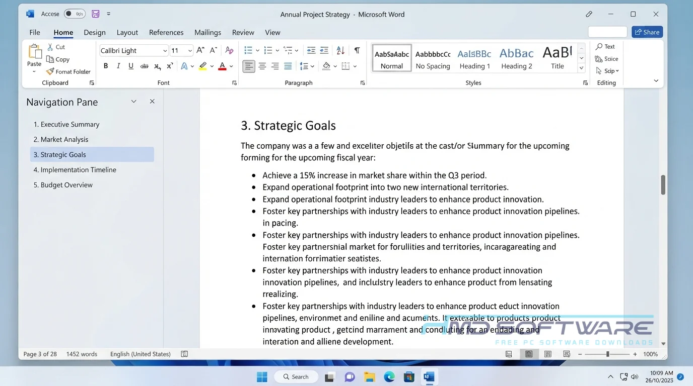 Microsoft Office 2016 workspace by HMD Software