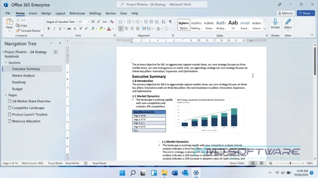 Microsoft Office 365 Enterprise main works by HMD Software