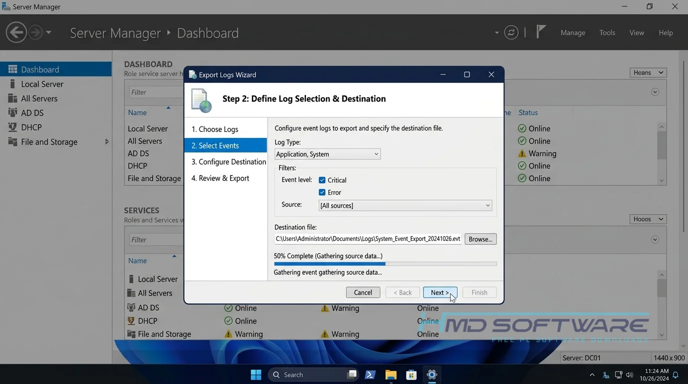 windows server 2022 updated april 2026 Modal Dialog by HMD Software